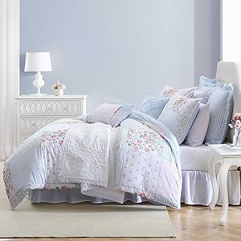 Amazon.com: Laura Ashley - Duvet Set, Super Soft & Cozy